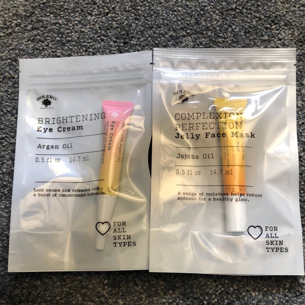 Bolero SkinCare Bundle of 2 Eye Cream & Face Mask